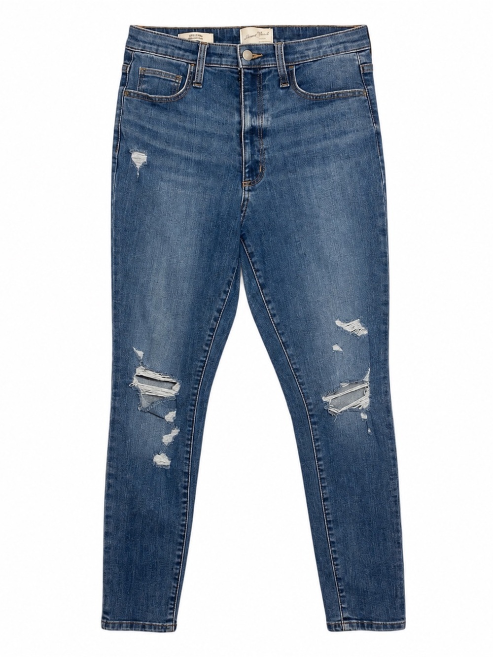 Universal Thread Distressed Dark Wash Skinny Jeans Women’s Size 8S